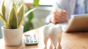 Person budgeting for dental care